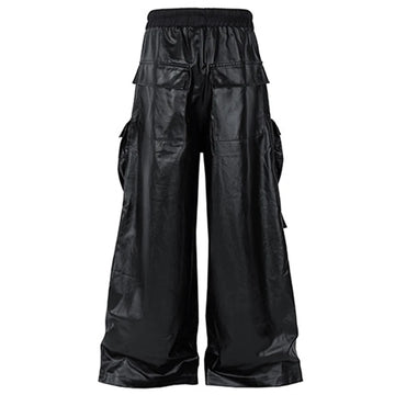 Aidase Baggy Cargo Pants RO Style Luxury Designer Loose Straight Pants Men Black Pants Multi Pockets Fashion Pants Trousers aidase-shop